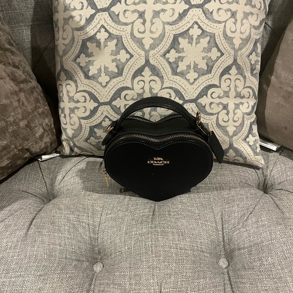 Coach Black Heart Mini Bag - Picture 2 of 2